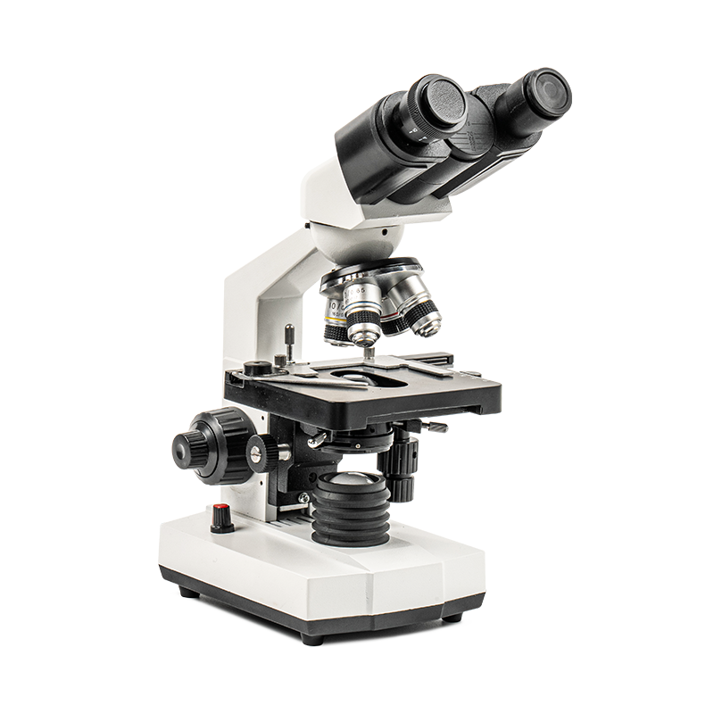 XSP-104B 4 Objective Lens Binocular Biological Microscope for Student Laboratory
